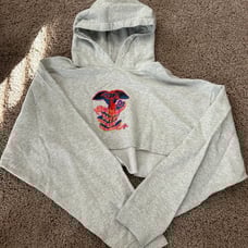 Boys Lie cropped hoodie