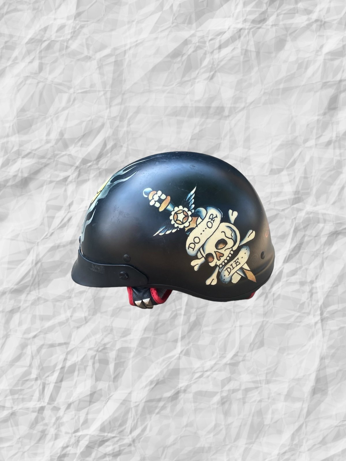 Ed Hardy Nomad Motorcycle Helmet Death Or Glory