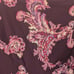 Vintage Whimsigoth Fairy Burgundy Asymmetrical Flowy Paisley Midi Skirt Size 16