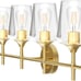4-Lights Gold Vanity Light Fixture Vintage Gold Vanity Lights Wall Lighting