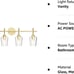 4-Lights Gold Vanity Light Fixture Vintage Gold Vanity Lights Wall Lighting
