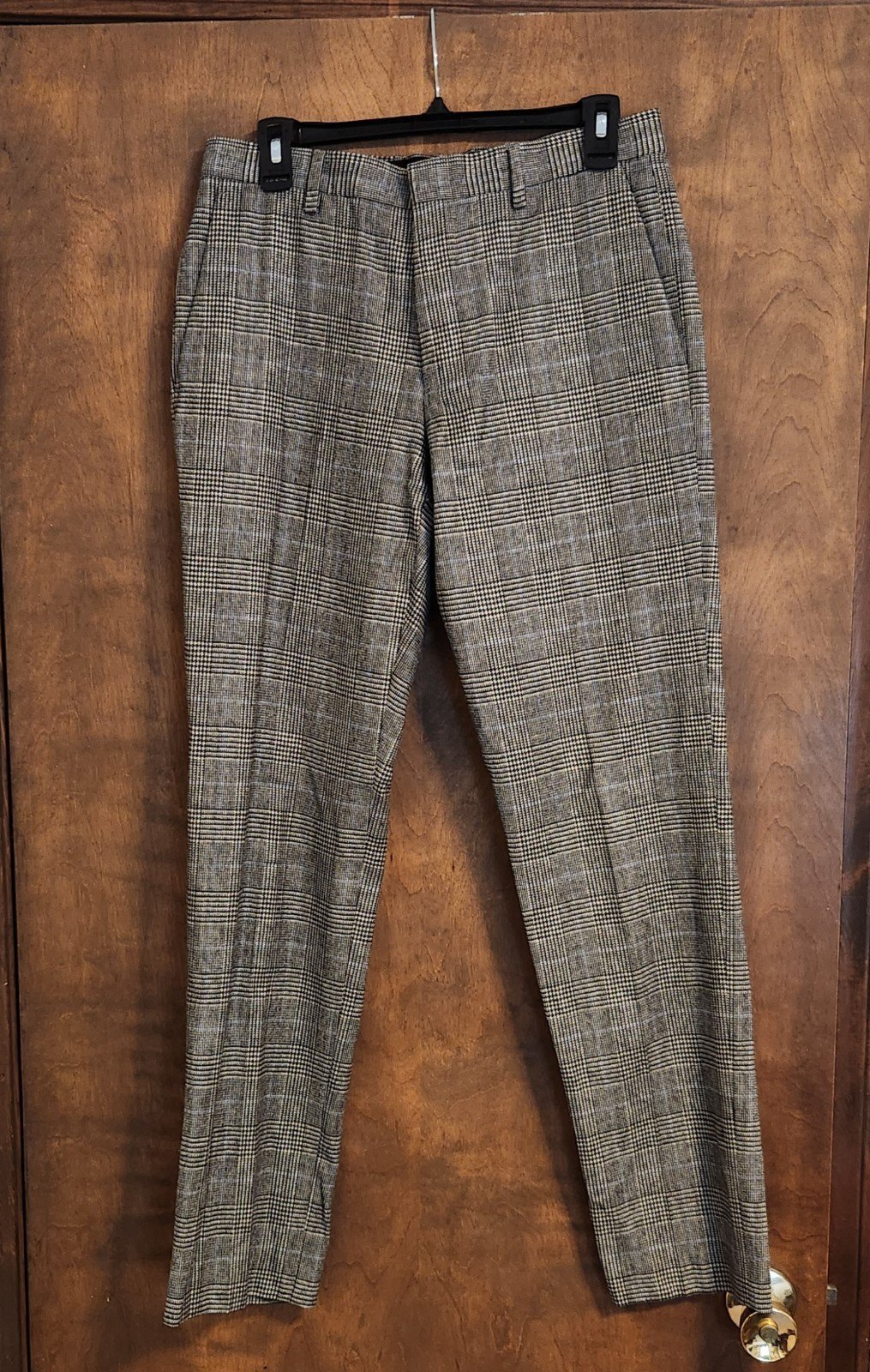 J. Crew Prince of Wales Glen Plaid Suit Trouser Ludlow Slim size 30/32
