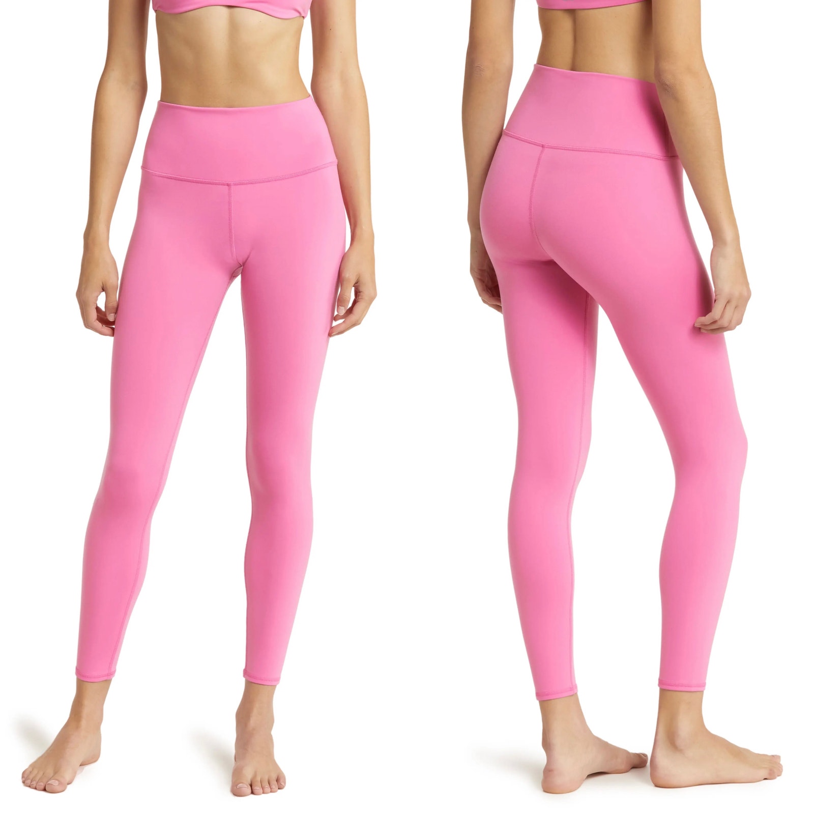 NWT ALO YOGA 7/8 HIGH WAIST AIRBRUSH LEGGINGS IN PARADISE PINK SIZE MEDIUM