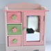 Maggie Miller Children’s Collection Wood Jewelry Box Pink Dresser Owls Flowers