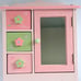 Maggie Miller Children’s Collection Wood Jewelry Box Pink Dresser Owls Flowers