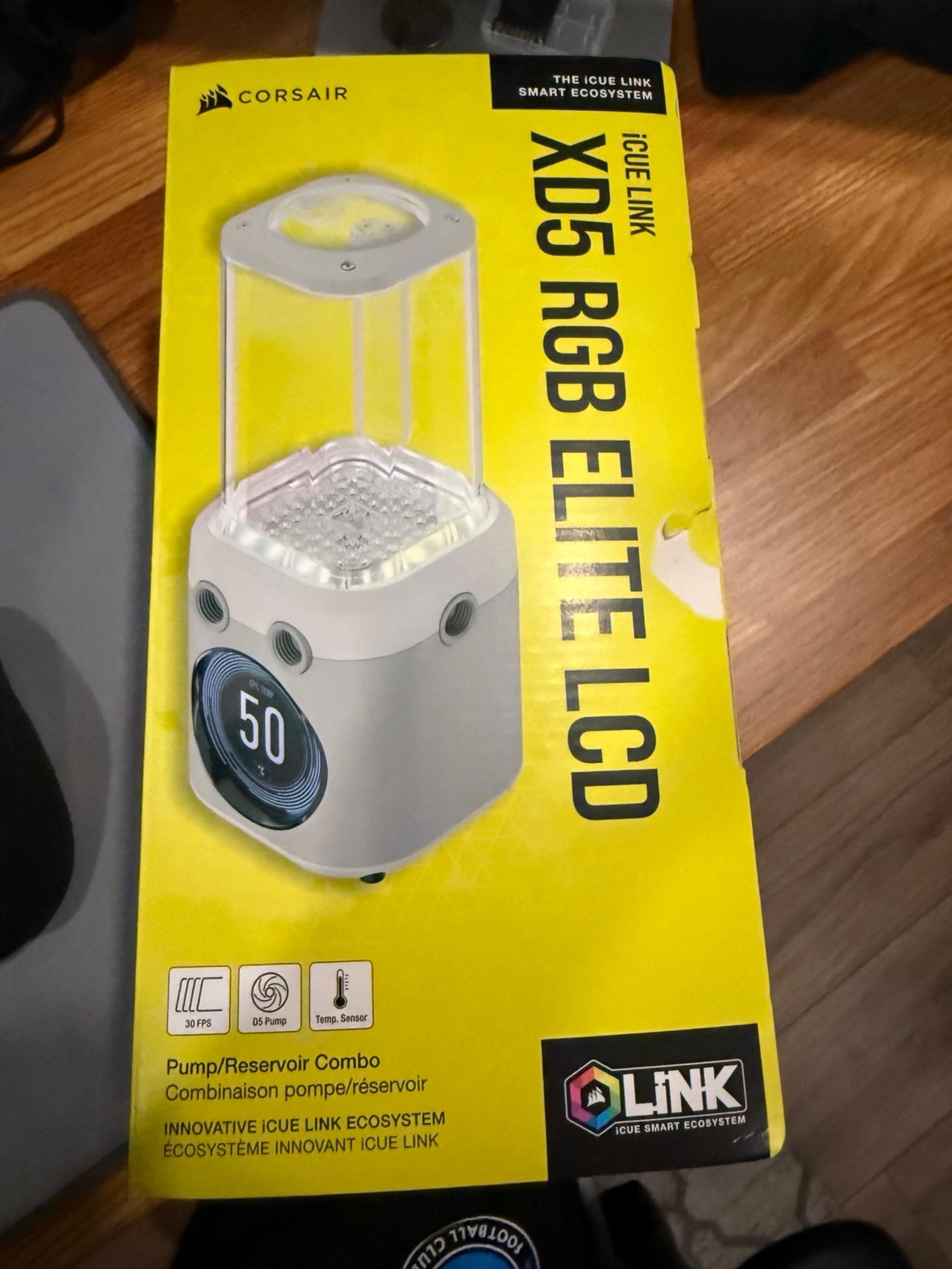 Corsair XD5 RGB Elite LCD Pump + Reservoir