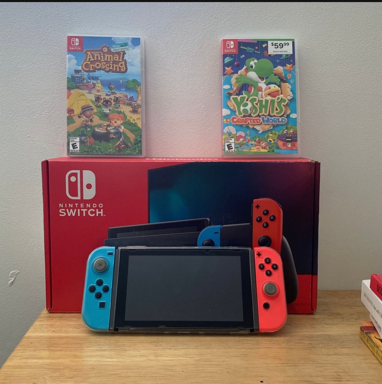 Nintendo Switch in Neon Blue/Neon Red