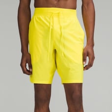 NWT Lululemon T.H.E. Short 9 Linerless Sz Medium Sonic Yellow