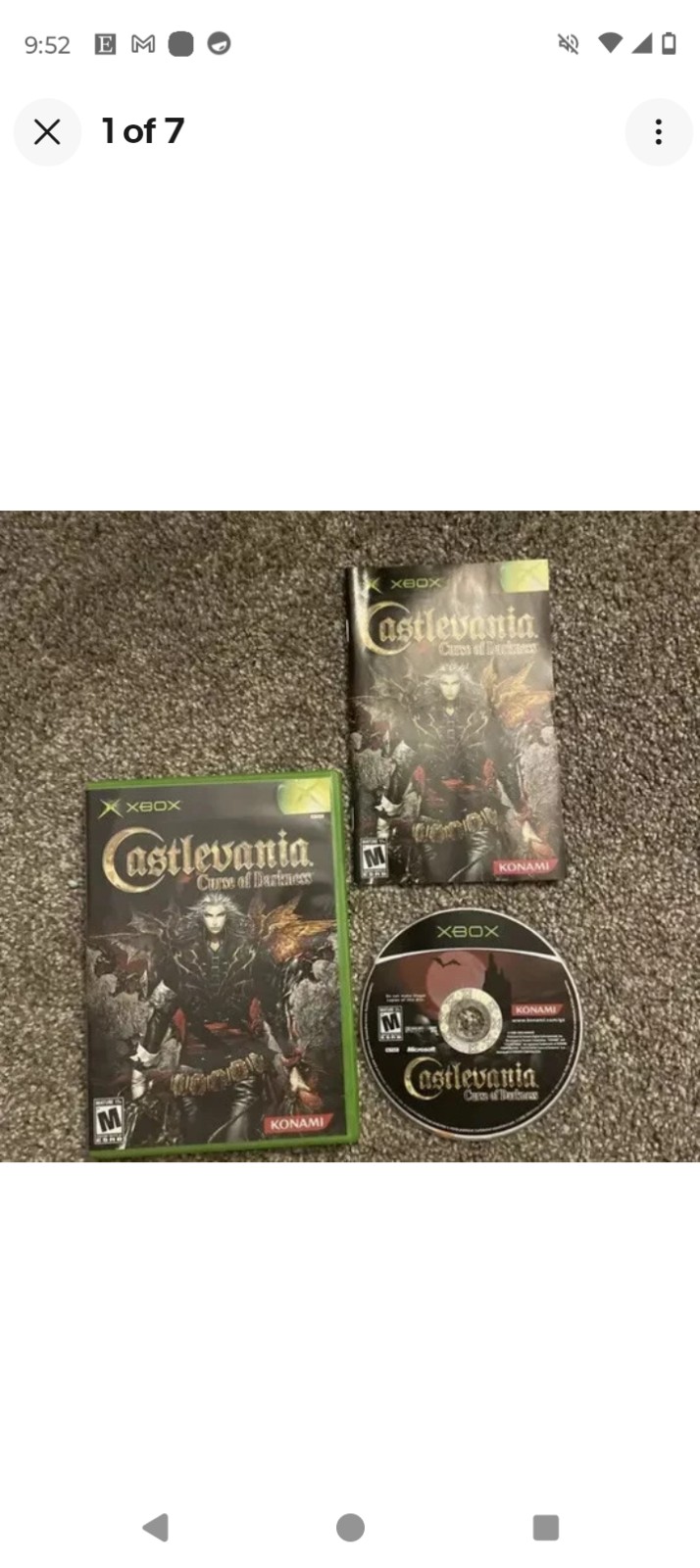 Castlevania: Curse of Darkness (Microsoft Xbox, 2005) Complete CIB KONAMI