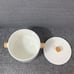 Aava Nordic Serving Bowl with Wooden Knobs & Lid Large White Ceramic New in Box