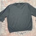 OAK HILL Premium Gray Cashmere Blend Pullover V-Neck Sweater Men’s 4XL
