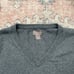 OAK HILL Premium Gray Cashmere Blend Pullover V-Neck Sweater Men’s 4XL