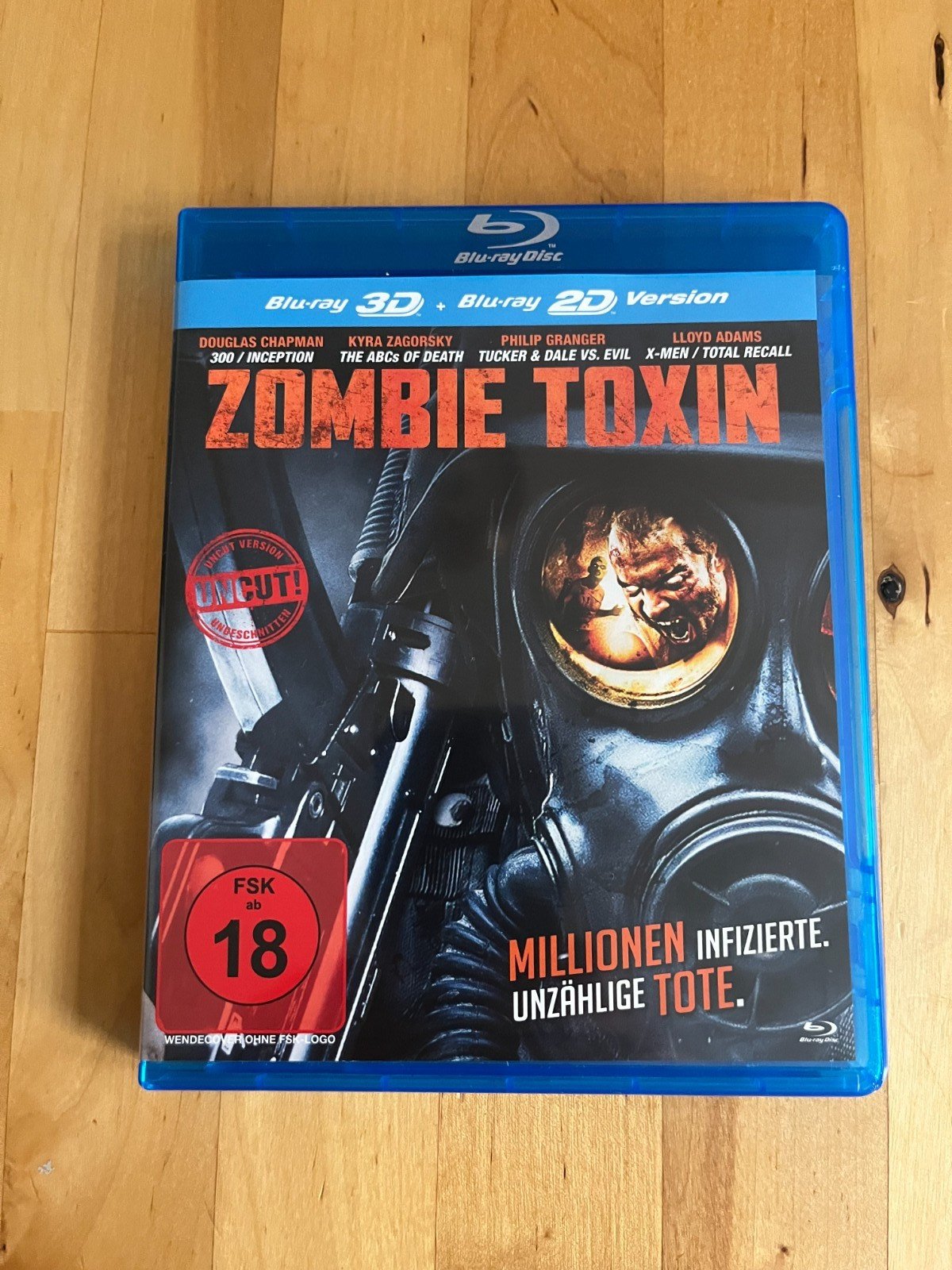 Zombie Toxin 3D Blu Ray / Horror / English Audio / Region B