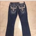 NWT ROCK REVIVAL BOOT CUT JEANS SIZE 26