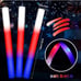 *NWT* 50pc Red White & Blue LED Light Up Foam Sticks