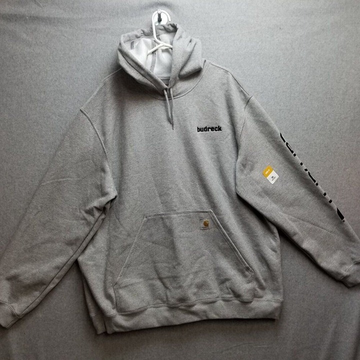 CARHARTT Hoodie TS0288-M Mens 2XL Loose Fit Midweight LOGO SLEEVE Sweatshirt NEW