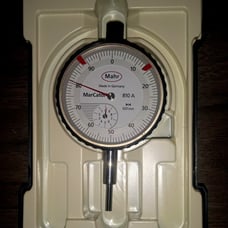 MACHINIST DIAL INDICATOR. MAHR GERMANY. TYPE 810A - 4311050. LIKE NEW CONDITION
