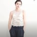 Washer Sequin Sleeveless Blouse