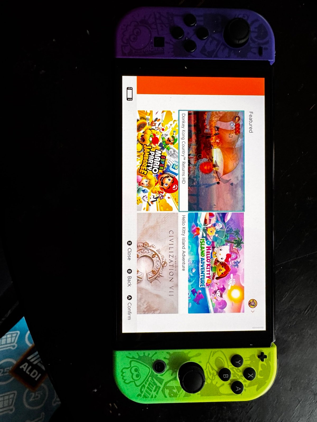 Splatoon 3 edition Nintendo switch oled