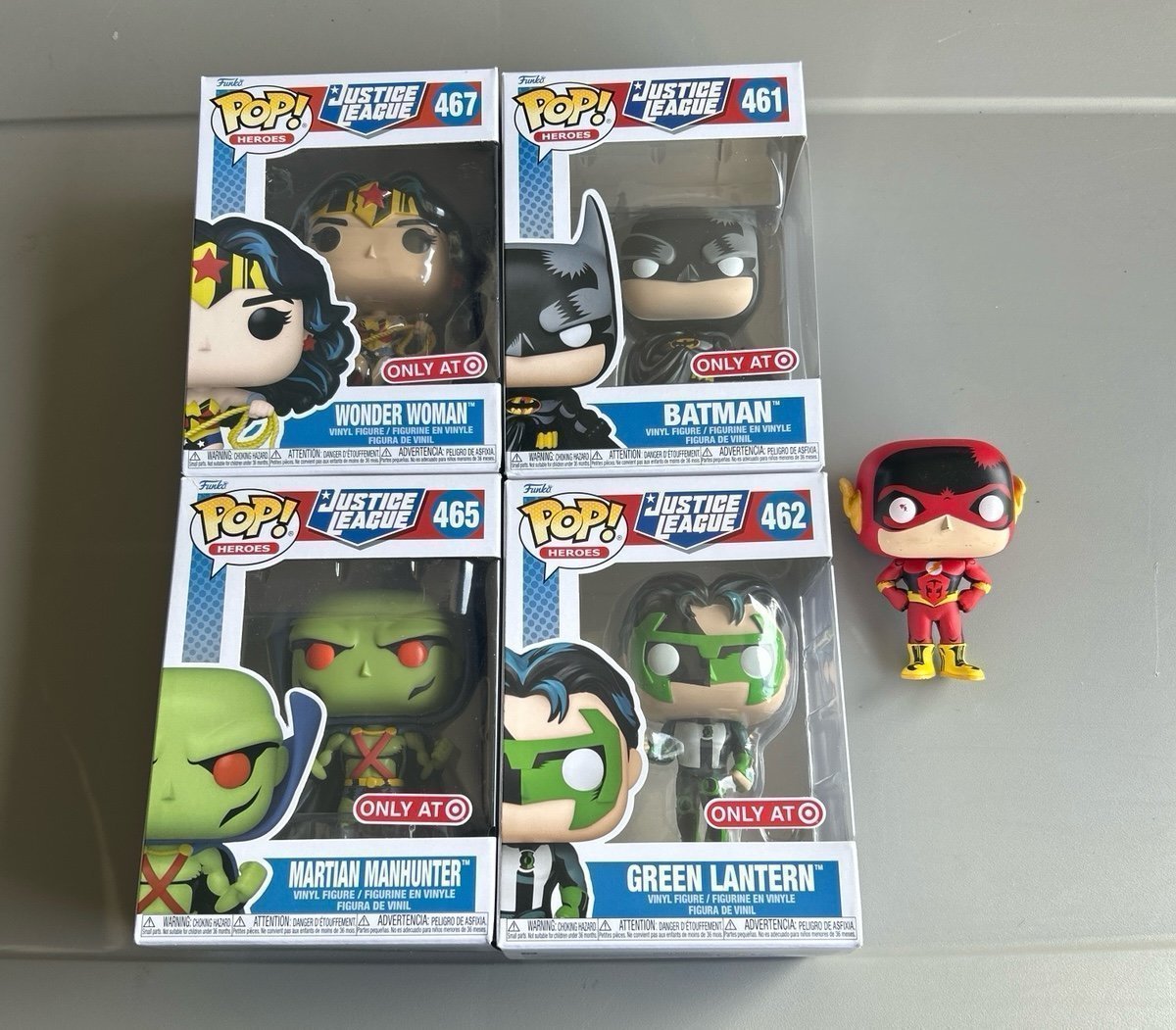 Funko Pop! Heroes: Justice League Target Exclusives Lot