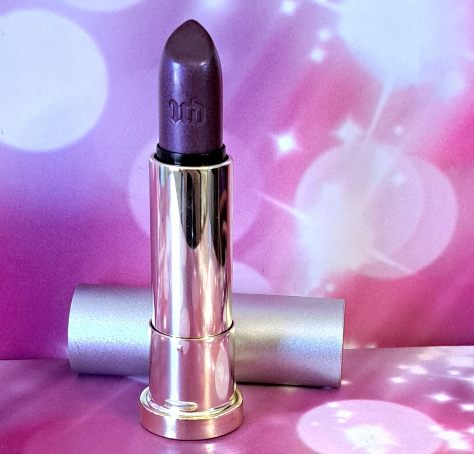 Urban Decay Vice Cream Lipstick Plague metallic purple