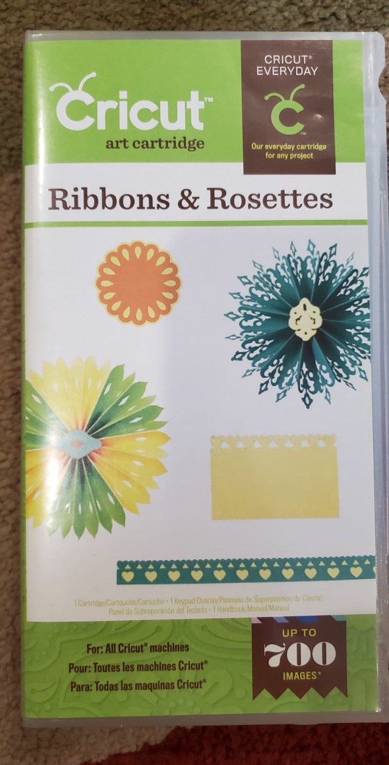Cricut cartridge Ribbons & Rosettes