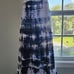 Vtg Cotton Crochet Hippie Bohemian Gypsy Festival Tie Dye Tier Midi Skirt Sz L