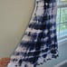 Vtg Cotton Crochet Hippie Bohemian Gypsy Festival Tie Dye Tier Midi Skirt Sz L