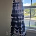 Vtg Cotton Crochet Hippie Bohemian Gypsy Festival Tie Dye Tier Midi Skirt Sz L