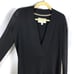 Brochu Walker Landers Sweater Top Black Deep Vee Pullover Long Sleeve Sz S