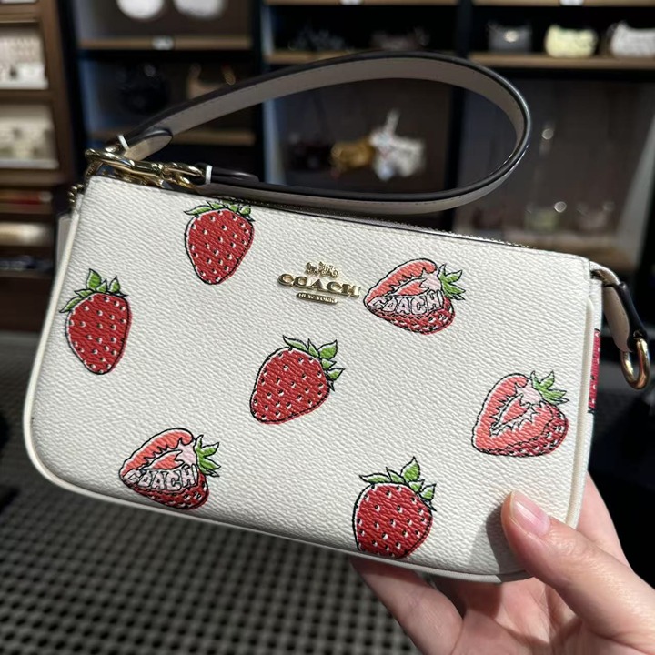 NWT Coach Nolita 19 With Strawberry Print