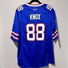 Buffalo Bills NFL Nike Jersey - Dawson Knox #88 Blue, Size Large