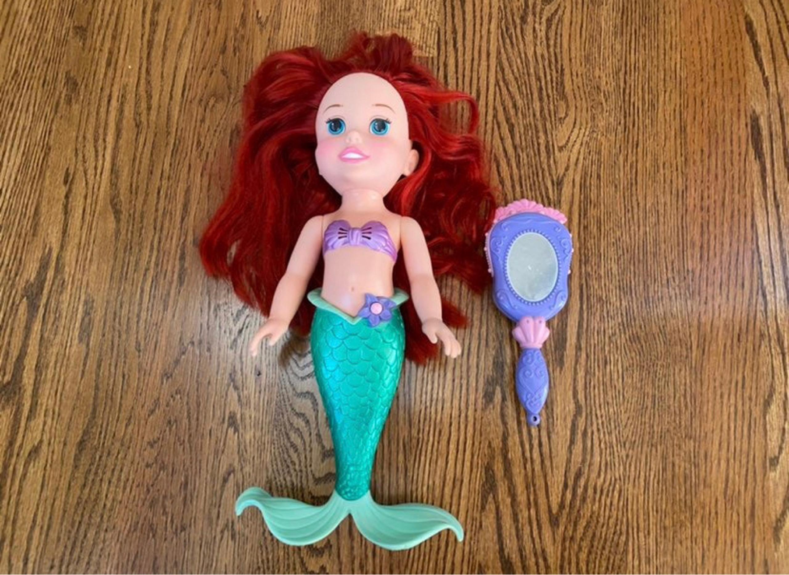 DISNEY Princess Ariel The Little Mermaid Singing Talking  14" Doll Tollytots.