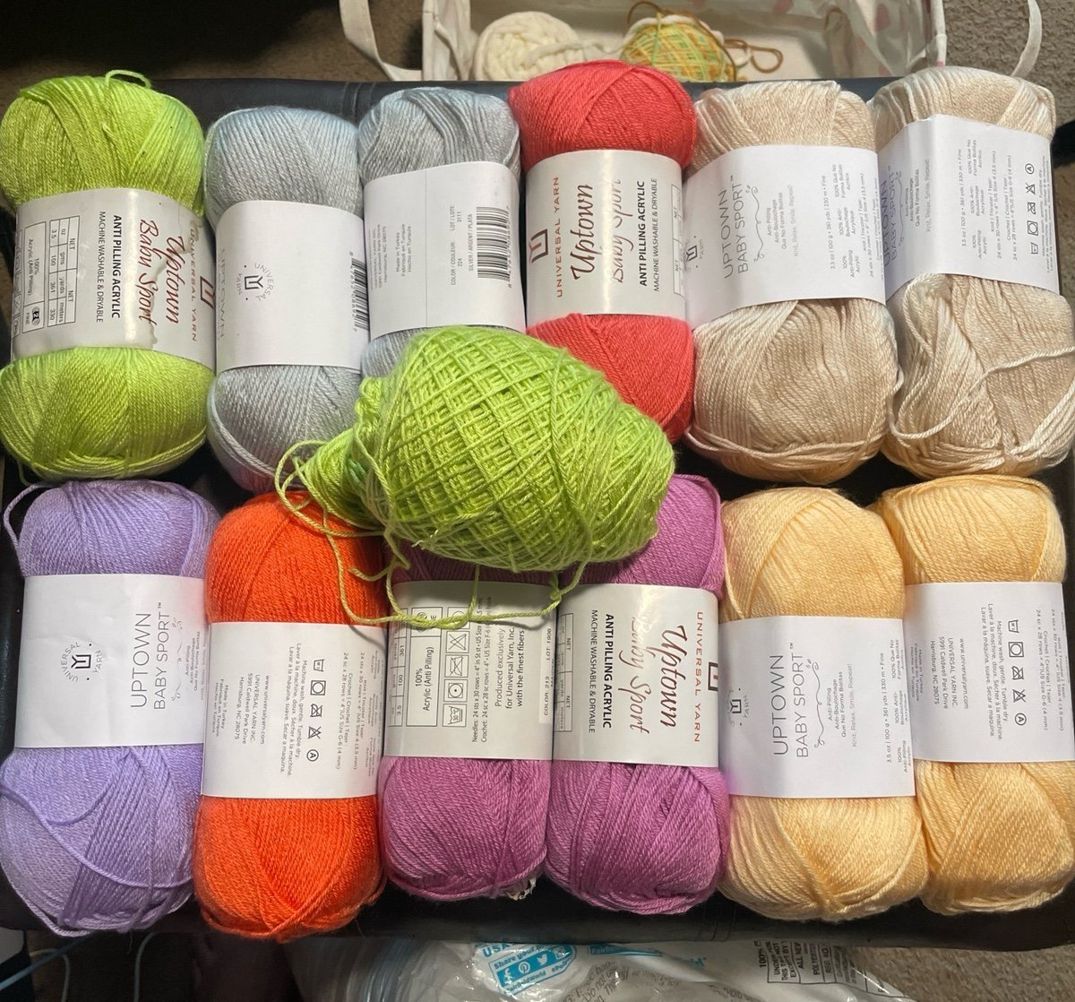 Uptown Baby Soft Sport weight yarn