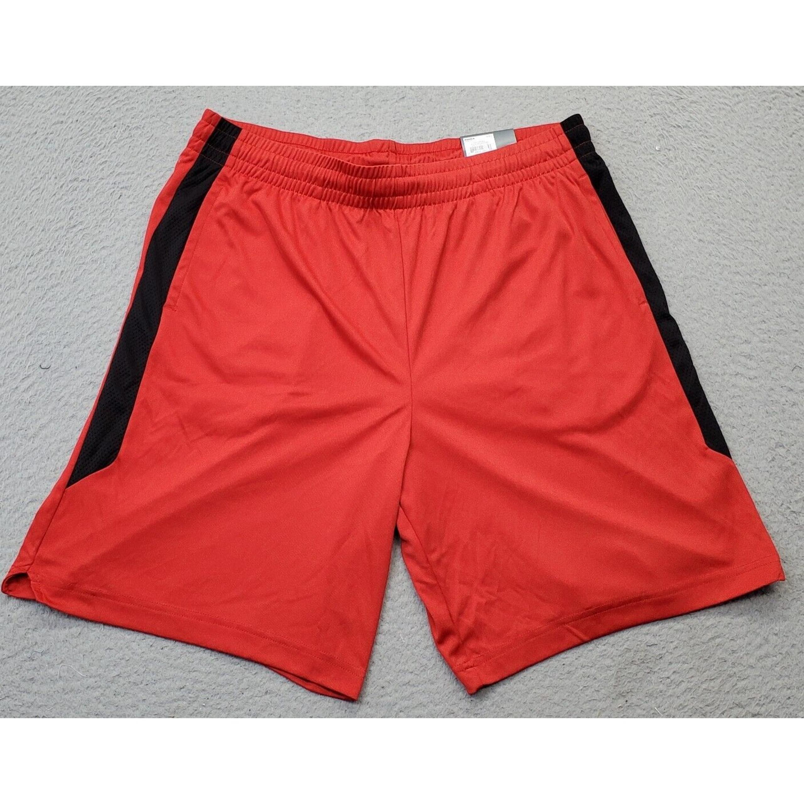 Tek Gear Athletic Shorts Men L Multi Dry Tek Polyester Stretch Sits At The Waist