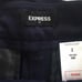 Express paper bag midi high waisted shorts tie knot size 2