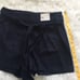 Express paper bag midi high waisted shorts tie knot size 2