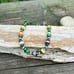 Mexican Beaded Sterling Silver Bracelet