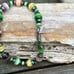 Mexican Beaded Sterling Silver Bracelet