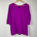 Porto Women's Size 3 (US Large) Magenta Jersey Tunic – 3/4 Sleeve