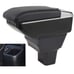 Nissan Kicks 2016-2021 Dual Layer Car Armrest Interior Storage Box Auto Center C