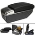 Nissan Kicks 2016-2021 Dual Layer Car Armrest Interior Storage Box Auto Center C