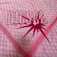 LIMITED EDITION Vintage Scarf by DIESEL Red & Grey