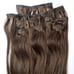 20 100% Clip in Human Hair Extensions 7Pcs,14 clips # 4