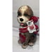 Blue Sky Clayworks Lovey Doodle Valentines Kisses Labradoodle Dog Figurine New