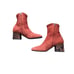 Marni boots size US 10 / IT 40 AW 2019 suede block heel side zip Brick Tobacco