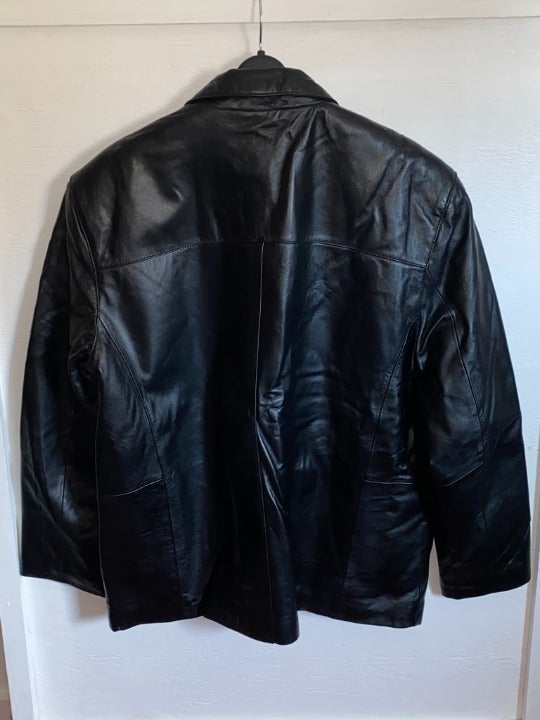 New Port Authority Leather Jacket Size XL #428
