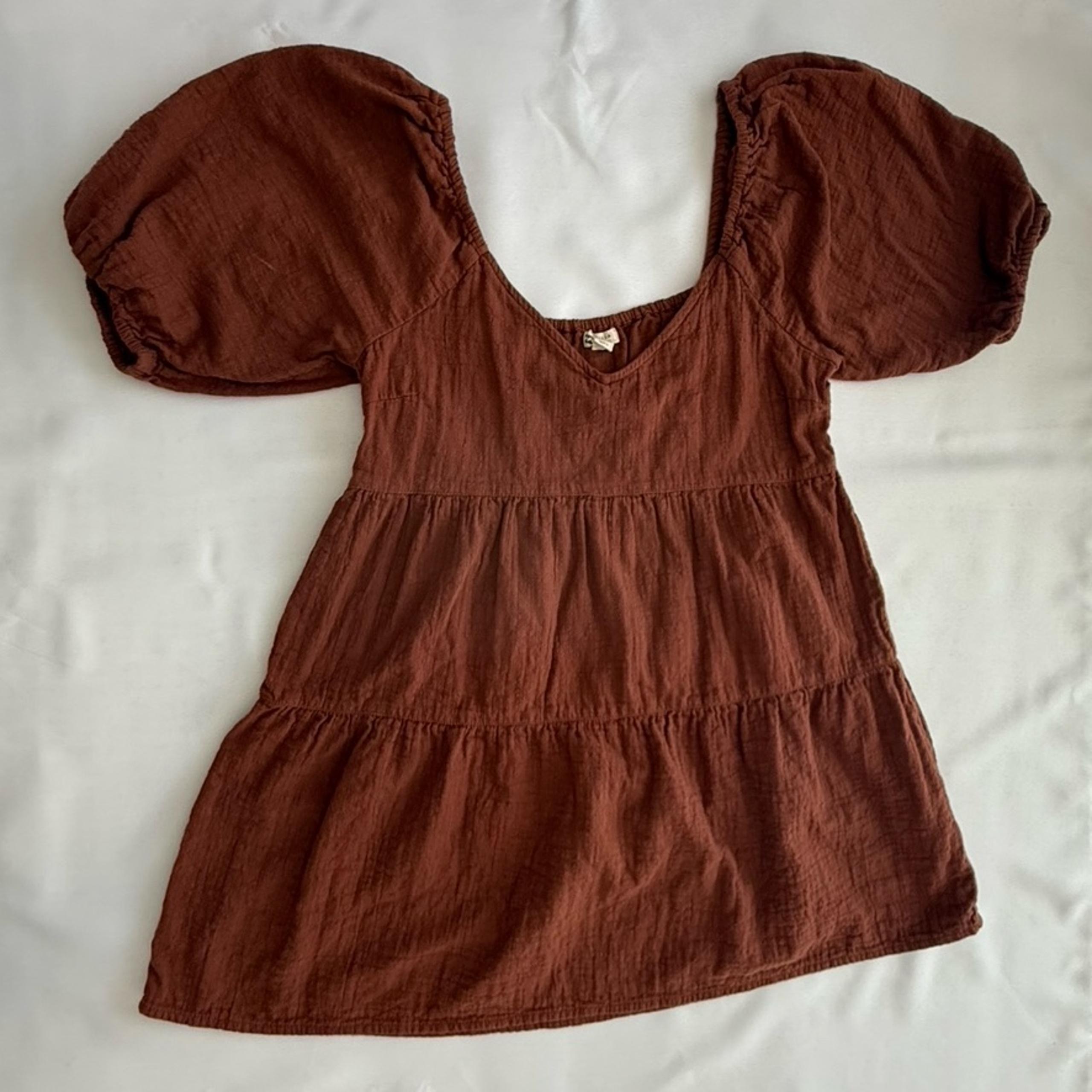 Billabong Boho Puff Sleeve Top – Size Medium