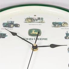 John Deere Tractors 13 Wall Clock Engine Sounds On The Hour WORKS SEE VIDEO