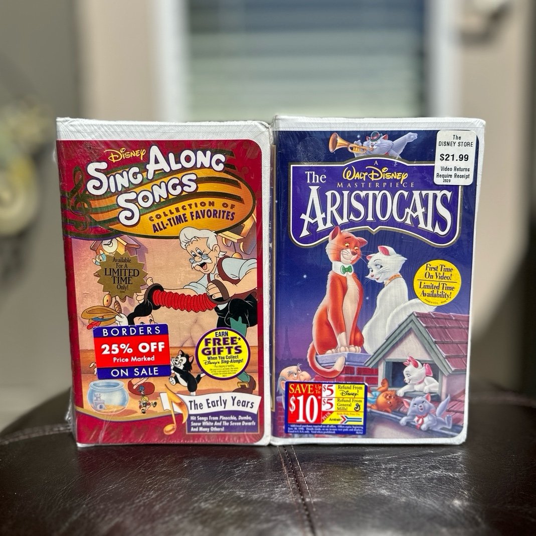 Disney VHS Tapes Set Unopened Sealed In Package